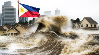 Download lagu Philippines Now! Super Typhoon Uwan Wreaks Havoc with Massive Waves and Widespread Destruction mp3