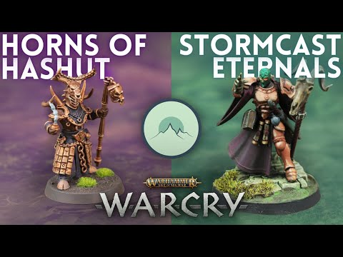 Horns of Hashut vs. Stormcast Eternals [Warcry Battle Report]