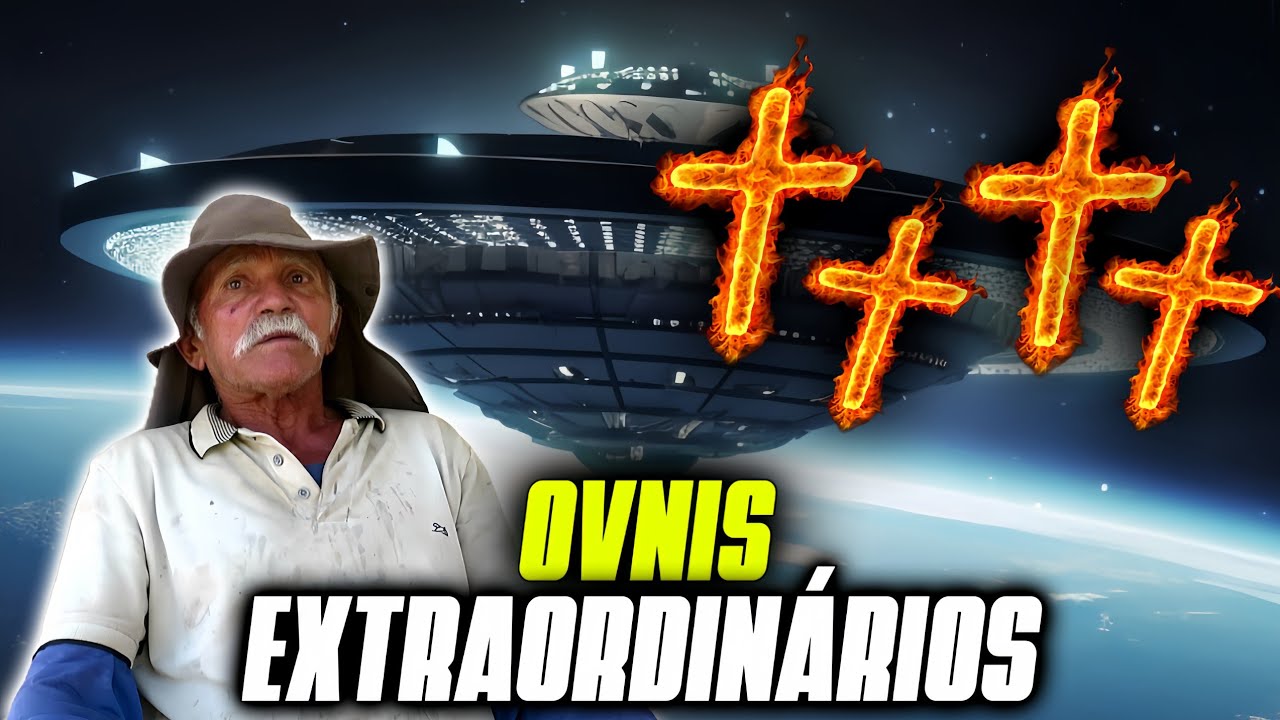 HOMEM É SURPREENDIDO DE MADRUGADA POR QUATRO OVNIS COM FORMATO DE CRUZ 👽😳