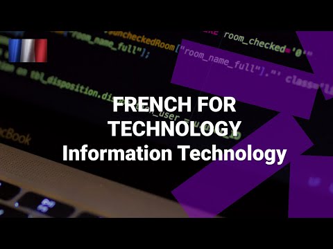 French for Technology What Are French Terms in Information Technology