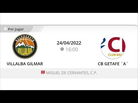 Infantil masc A VILLALBA GILMAR - CB GETAFE