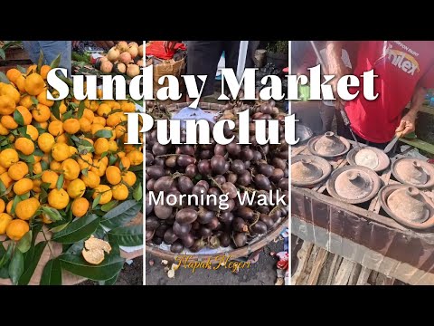 Walking and Shopping at Punclut Sunday Market, Bandung
