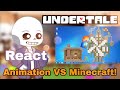 Undertale React Animation VS Minecraft! (@alanbecker) Gacha Club!
