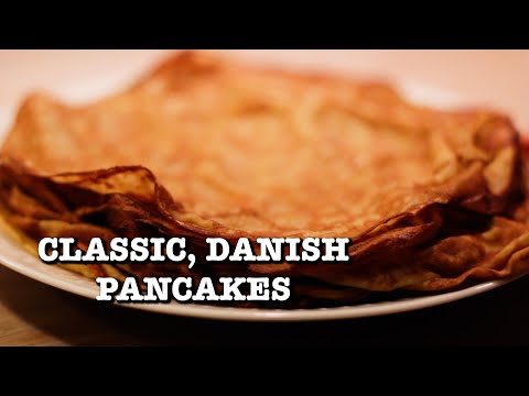 Thin Danish Pancakes / Best Classic "Pandekager" - Recipe # 146
