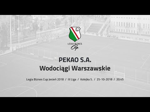 Skrót spotkania PEKAO S.A. - Wodociągi Warszawskie ( Legia Biznes Cup Jesień 2018 )