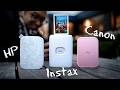 Best Instant Portable Photo Printer Instax Vs Canon Vs HP