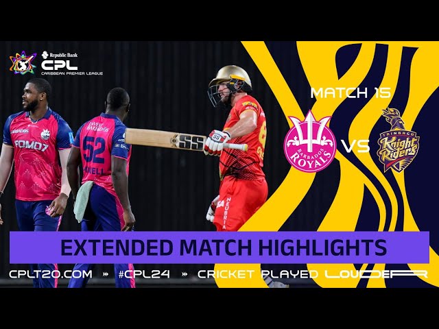 Extended Highlights | Barbados Royals vs. Trinbago Knight Riders | CPL 2024