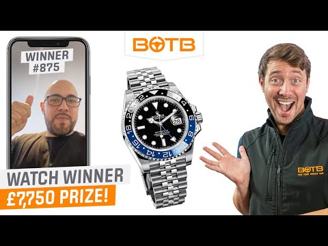 The GOOD, the BAT and the LUCKY – Ashley Davey wins £7,750 Rolex BATMAN watch!