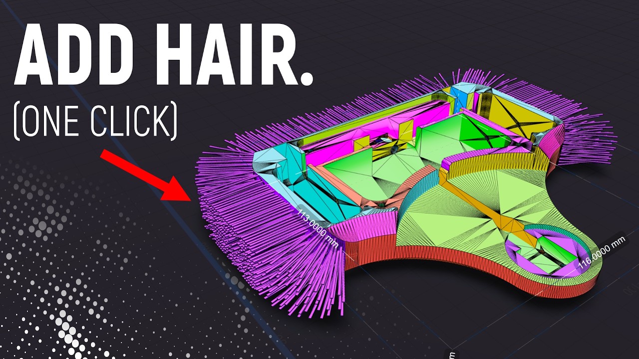 Add HAIR to ANY 3D print using this new free tool!
