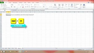 How to Move Cursor Inside a Cell with Keyboard in Excel