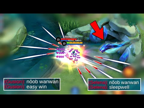 WANWAN VS TOP GLOBAL SELENA & GUSION TRASHTALKER! | MLBB