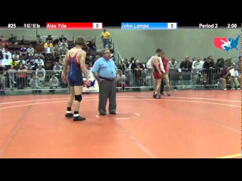 FILAJRFS: 74 KG / 163 lbs: Alex Yde (Badger WC) vs. John Lampe (unattached)