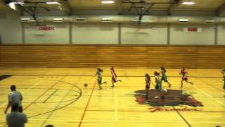 preview picture of video 'U13 T-Birds Basketball - Yelm Tourney - Yelm - Antonia Steal and Finish'