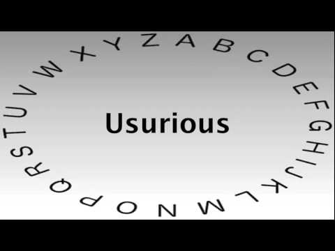 SAT Vocabulary Words and Definitions — Usurious