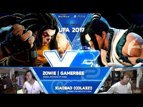 SFV: ZOWIE Gamerbee vs XiaoBao (Cola321) - UFA 2017 Top 8 - CPT 2017