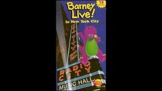Barney Live! in New York City 2000 VHS (How it Sho