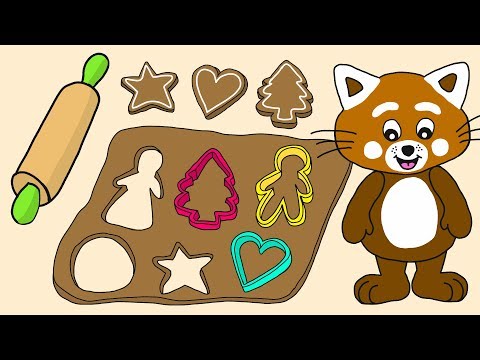 Pukkins julkalender del 3 - Baka pepparkakor - Roligt barnprogram