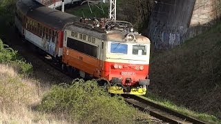 preview picture of video 'Electric loco 242 Plecháč (ČD 242.227-7) @ R814 Domica - MÚK R1 Žiar nad Hronom Východ'