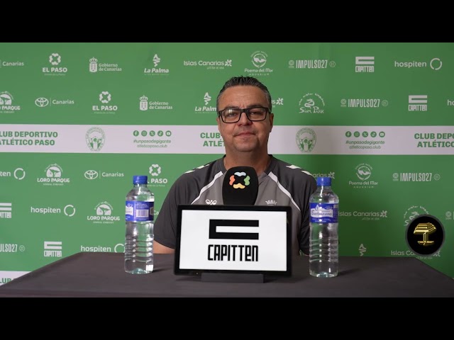 Rueda de prensa partido Atlético Paso / Telde