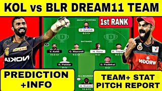 Dream11 Kaise Khele | Today Match Dream11 Final team ! KOL vs BLR DREAM11 | Dream11 tips & trick🔥