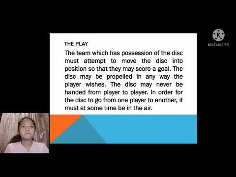 ULTIMATE FRISBEE RULES || CELEGIENE MABAL 2 BPED A