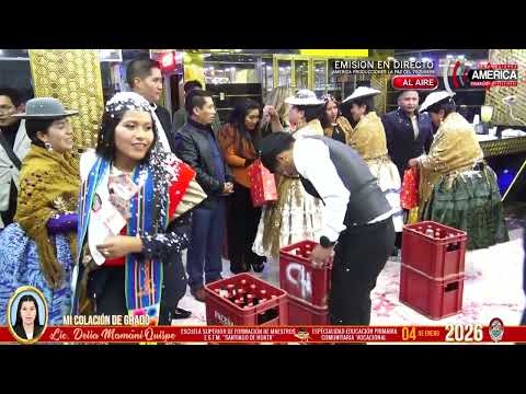 DISCO 2👩‍🎓Colación de Grado 🎓👩‍🎓Lic. Delia Mamani Quispe 🎓E.S.F.M. "SANTIAGO DE HUATA"