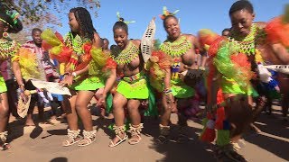 Maidens from South Africa  at the Umhlanga Reed Da