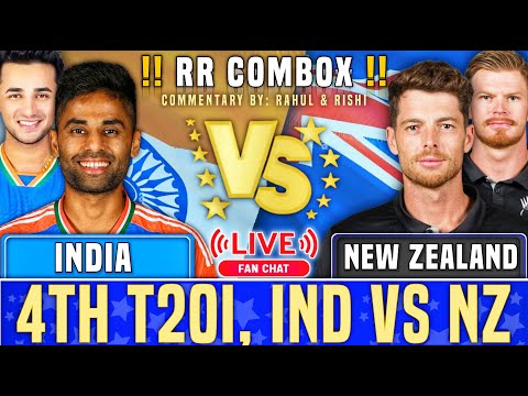 🔴India vs New Zealand, 4th T20I, New Zealand tour of India, 2026 - Live score & Commentary |