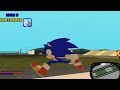 GTA SA Sonic the Hedgehog mod (NEW) 