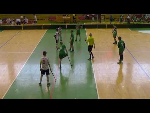 U-14 fināls florbolā Madonā. Komandas FK Madona/Kalsnava pret RTU/Rockets (2018/2019). 3.periods