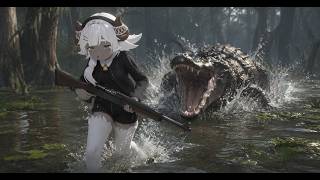 【theHunter:CotW】ミシシッピでワニに噛まれながらマップ解放【雑談】