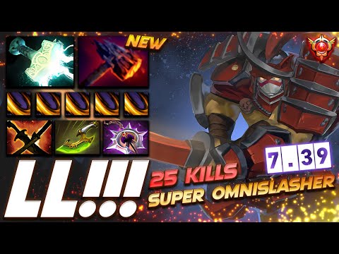 [7.39] LL!!! Juggernaut Super Omnislasher - Dota 2 Pro Gameplay [Watch & Learn]