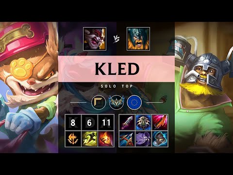Kled Top vs Olaf - EUW Challenger Patch 25.09