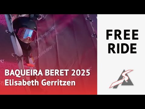 Le run d'Elisabeth Gerritzen à Baqueira Beret