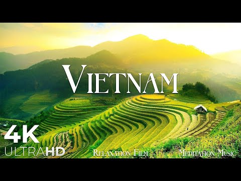 Vietnam Relaxation Film 4K - Peaceful Relaxing Music - Nature 4k Video UltraHD