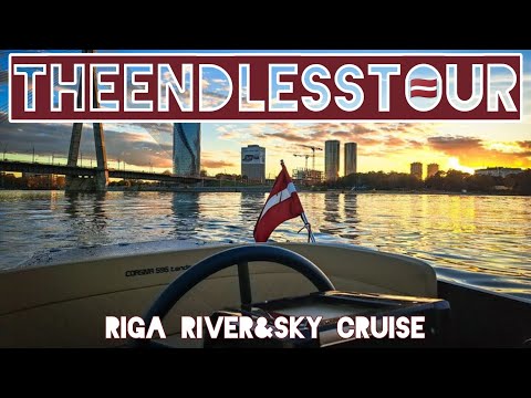 🇱🇻 THE BEAUTY OF RIGA, Latvia / River & Sky Cruise  / TETSC
