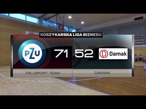 PZU Sport Team vs Damak - XVII kolejka - I Liga Warszawa - Koszykarska Liga Biznesu