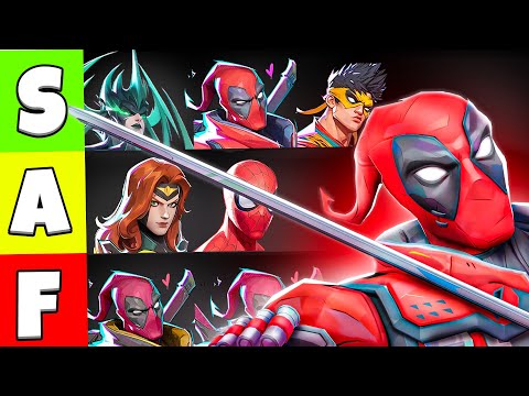 THE OFFICIAL MARVEL RIVALS SEASON 6 TIER LIST (Best Characters In Marvel Rivals)
