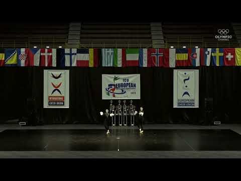 ICU Europeans 2023 Junior Pom Doubles - Team Greece