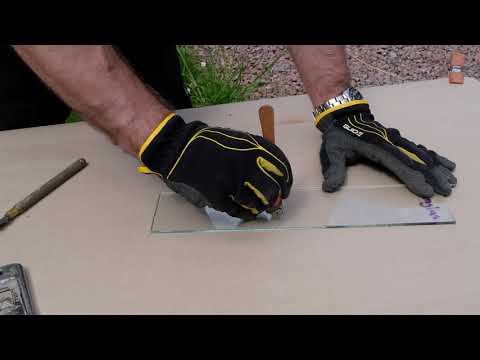 Fönsterrenovering, del 5, skära i glas