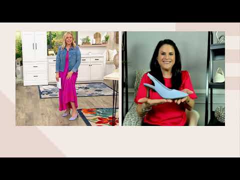 Clarks Collection Sling-Back Leather Pumps - Kataleyna Step on QVC