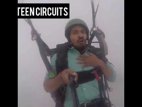 Paragliding indian funny video||scared man || very funny video