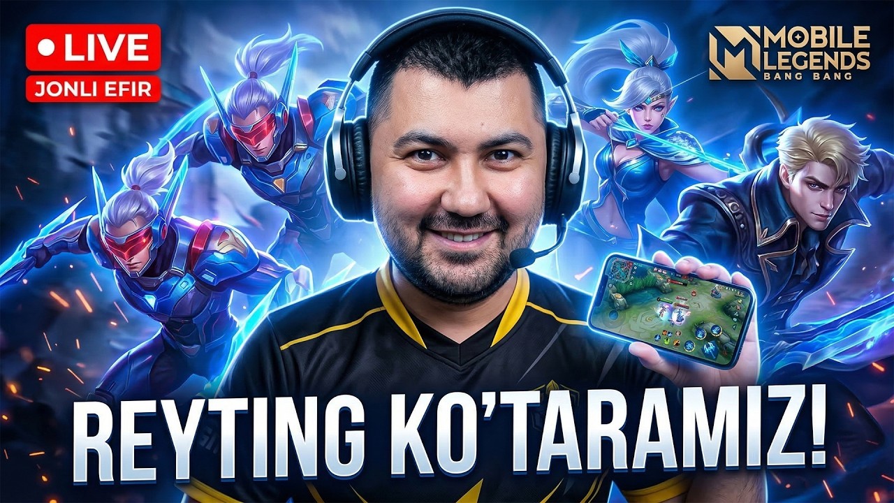🏆Reyting ko'taramiz! | Mobile Legends: Bang Bang! (Jonli Efir)