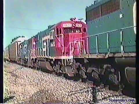 Classic Railroad Series 693 - Action at Durand, Michigan July 31, 1993.