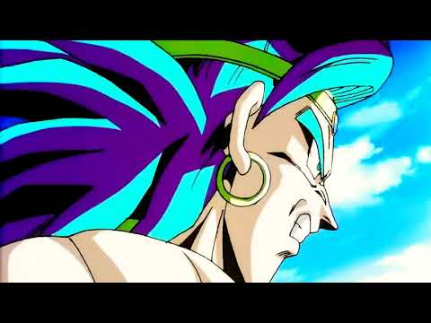 Broly's transformation rescored and colour corrected
