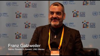 Interviews on the 2023 World Data Forum Macau Satellite Event｜Dr. Franz Gatzweil