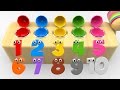 Learn Numbers With Wooden Hammer Surprise Eggs Toys Shapes And Numbers Collection