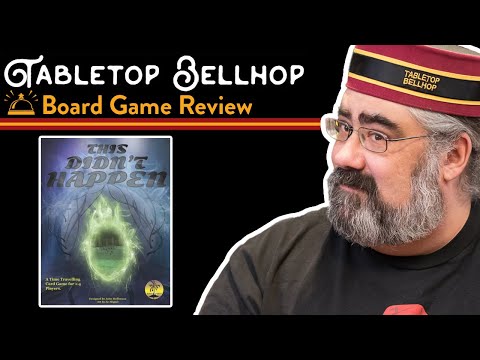 Preview: This Didn't Happen a cooperative Time Travel card game. Can you prevent the apocalypse?