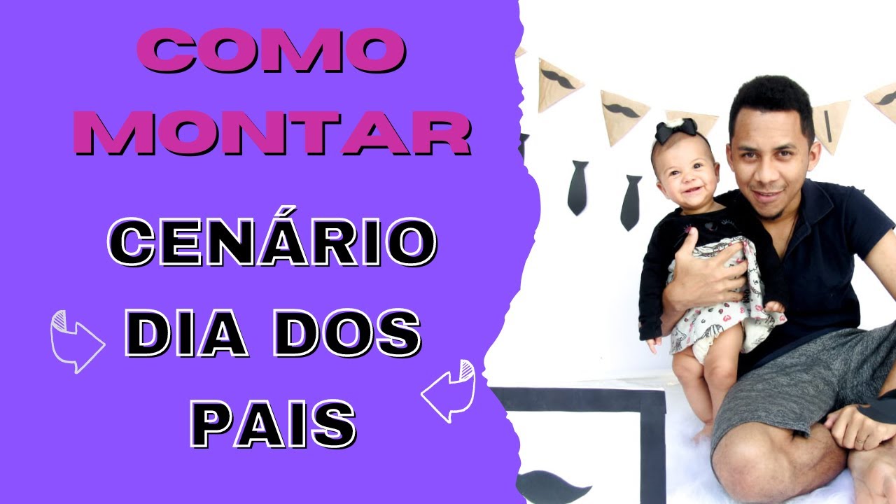 CENÁRIO PARA FOTOS DIA DOS PAIS( EM CASA)