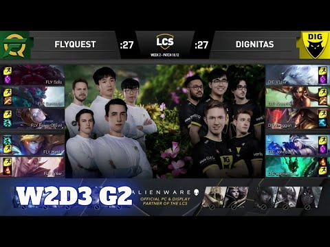 FlyQuest vs Dignitas | Week 2 Day 3 S10 LCS Summer 2020 | FLY vs DIG W2D3